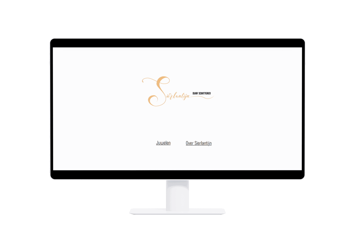 Desktop gif of the Sierlantijn project homepage